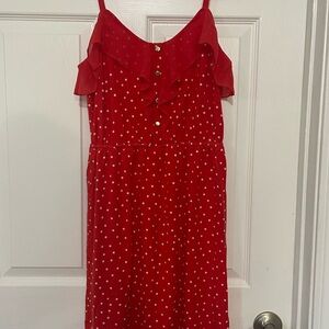 Small Red Polka Dot Dress